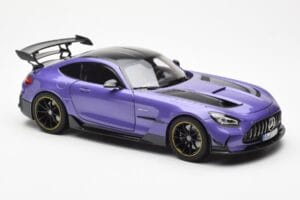 Mercedes AMG GT Black Series Fialový Asia Exclusive Norev 1:18 183907 Kov – obrázok 6 z 8