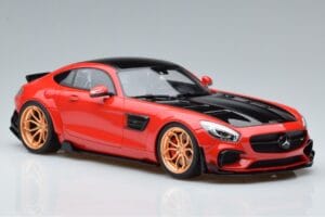 Mercedes AMG GT Prior Design C190 Červený GT Spirit 1:18 ZM104 Živica – obrázok 4 z 6