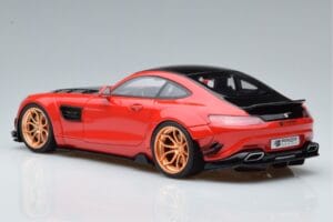Mercedes AMG GT Prior Design C190 Červený GT Spirit 1:18 ZM104 Živica – obrázok 5 z 6