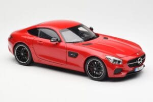 Mercedes AMG GT C190 Červený Norev 1:18 183496 Kov – obrázok 6 z 8