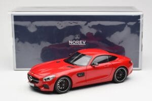 Mercedes AMG GT C190 Červený Norev 1:18 183496 Kov – obrázok 8 z 8