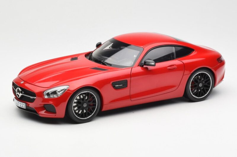 Mercedes AMG GT C190 Červený Norev 1:18 183496 Kov