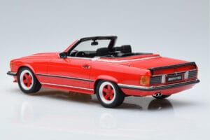 Mercedes AMG SL500 R107 Červený Otto 1:18 OT962 Živica – obrázok 5 z 6