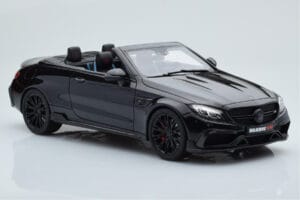 Mercedes Brabus 650 Kabriolet Čierny GT Spirit 1:18 GT206 Živica – obrázok 4 z 6