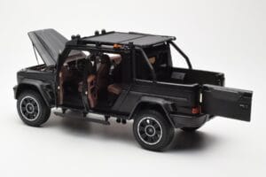 Mercedes Brabus G800 W463 Adventure XLP Night Čierny Magno Almost Real 1:18 860525 Kov – obrázok 5 z 8