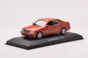Mercedes C-Class W202 C220 Oranžový Metalický Dealer Edition Minichamps 1:43 B66005747 Kov – obrázok 2 z 4