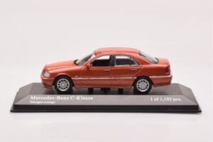 Mercedes C-Class W202 C240 Oranžová Metalíza Minichamps 1:43 430037000