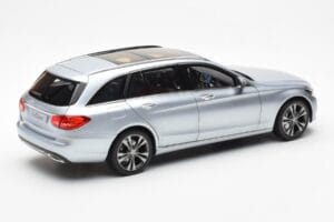 Mercedes C-Class W205 T-Model Strieborný Asia Exclusive Norev 1:18 183865 Kov – obrázok 3 z 8