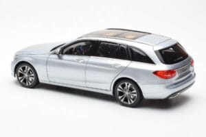 Mercedes C-Class W205 T-Model Strieborný Asia Exclusive Norev 1:18 183865 Kov – obrázok 7 z 8