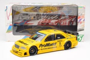 Mercedes C-Class W202 #5 Team Zakspeed Grau DTM 1995 UT Models 1:18 180953305 Kov – obrázok 6 z 6