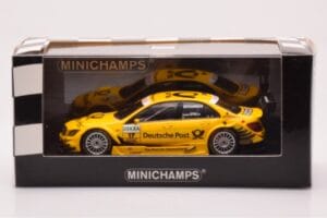 Mercedes C-Class W204 DTM Deutsche Post AMG Mercedes #17 D. Coulthard DTM 2010 Minichamps 1:43 400103817 Kov – obrázok 4 z 4