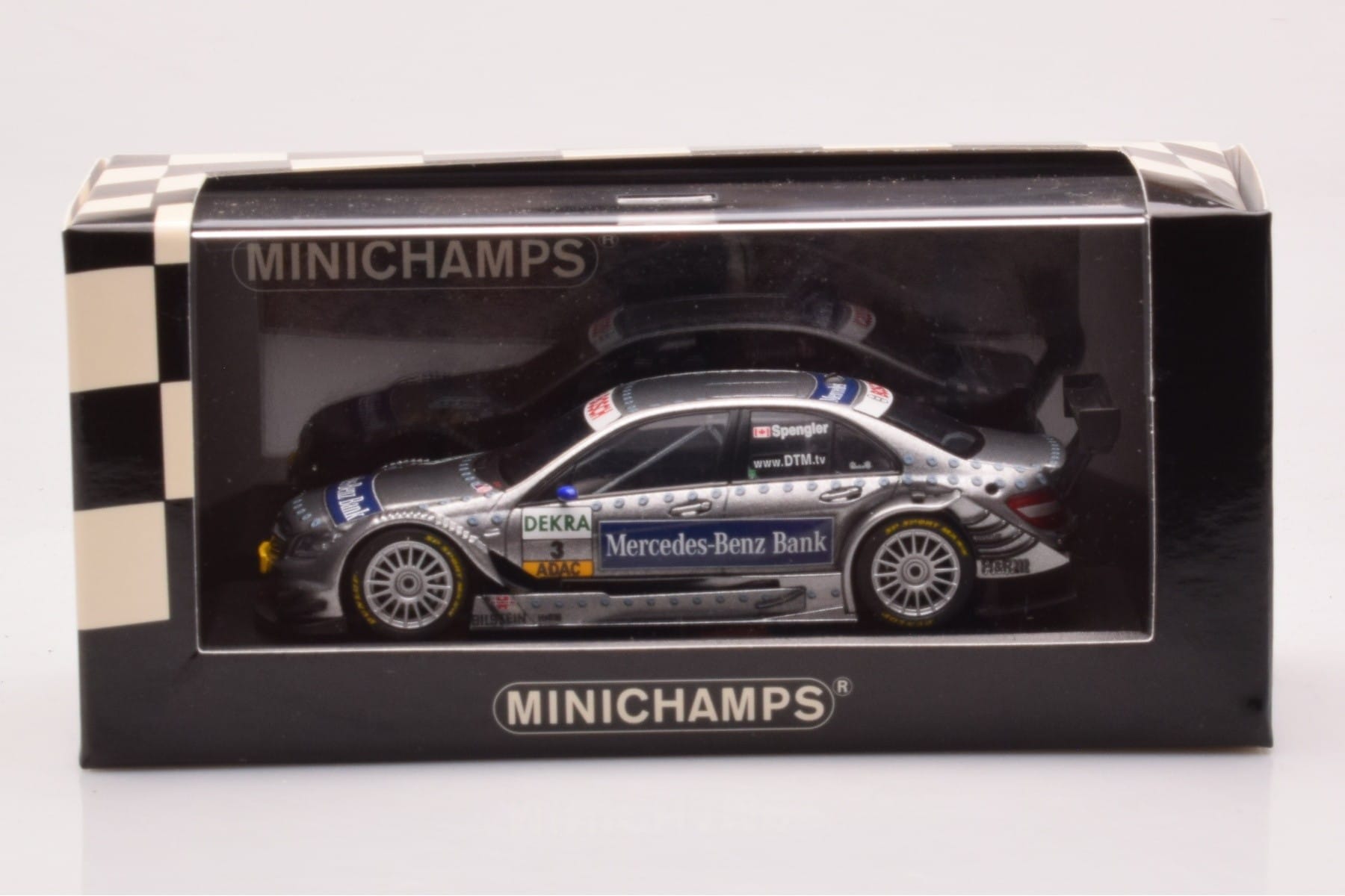 Mercedes C-Class W204 DTM Team AMG Mercedes #3 B. Spengler DTM 2008 Minichamps 1:43 400083803 Kov – obrázok 4 z 4