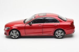 Mercedes C-Class W205 Červený Metalíza Asia Exclusive Norev 1:18 183835 Kov – obrázok 4 z 8