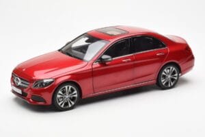 Mercedes C-Class W205 Červený Metalíza Asia Exclusive Norev 1:18 183835