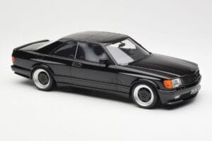 Mercedes 560 SEC C126 AMG Widebody Čierny Otto 1:18 OT187 Živica – obrázok 4 z 6