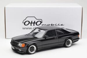 Mercedes 560 SEC C126 AMG Widebody Čierny Otto 1:18 OT187 Živica – obrázok 6 z 6