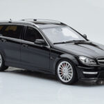 Mercedes C63 AMG S204 T-Model Čierny GT Spirit 1:18 - image 4 of 6