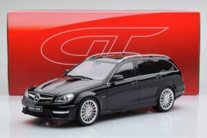 Mercedes C63 AMG S204 T-Model Čierny GT Spirit 1:18 GT760 Živica – obrázok 6 z 6
