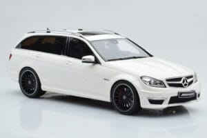 Mercedes C63 AMG S204 T-Model Biely GT Spirit 1:18 GT147 Živica – obrázok 4 z 8