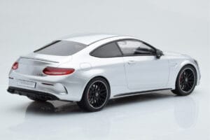 Mercedes C63S AMG C205 Coupe Strieborný GT Spirit 1:18 GT116 Živica – obrázok 2 z 6