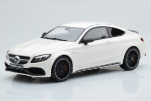 Mercedes C63S AMG C205 Coupe Biely GT Spirit 1:18