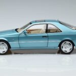 Mercedes CL600 C140 Modrý Metalíza Norev 1:18 183448 Kov - image 4 of 7