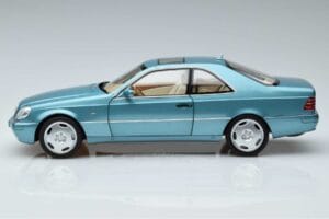 Mercedes CL600 C140 Modrý Metalíza Norev 1:18 183448 Kov – obrázok 4 z 7