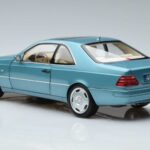 Mercedes CL600 C140 Modrý Metalíza Norev 1:18 183448 Kov - image 6 of 7