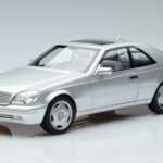 Mercedes CL600 C140 Strieborný Metalíza Norev 1:18 183446 Kov