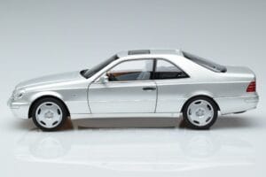 Mercedes CL600 C140 Strieborný Metalíza Norev 1:18 183446 Kov – obrázok 4 z 7