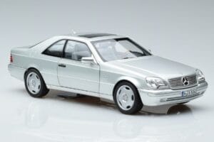 Mercedes CL600 C140 Strieborný Metalíza Norev 1:18 183446 Kov – obrázok 5 z 7