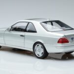 Mercedes CL600 C140 Strieborný Metalíza Norev 1:18 183446 Kov - image 6 of 7