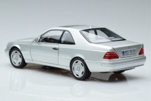 Mercedes CL600 C140 Strieborný Metalíza Norev 1:18 183446 Kov – obrázok 6 z 7