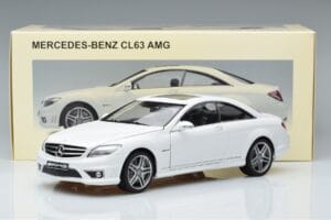 Mercedes CL63 AMG C216 Biely AUTOart 1:18 76167 Kov – obrázok 6 z 6