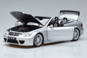 Mercedes CLK DTM AMG W209 Kabriolet Strieborný Kyosho 1:18 B66962272 Kov – obrázok 2 z 8