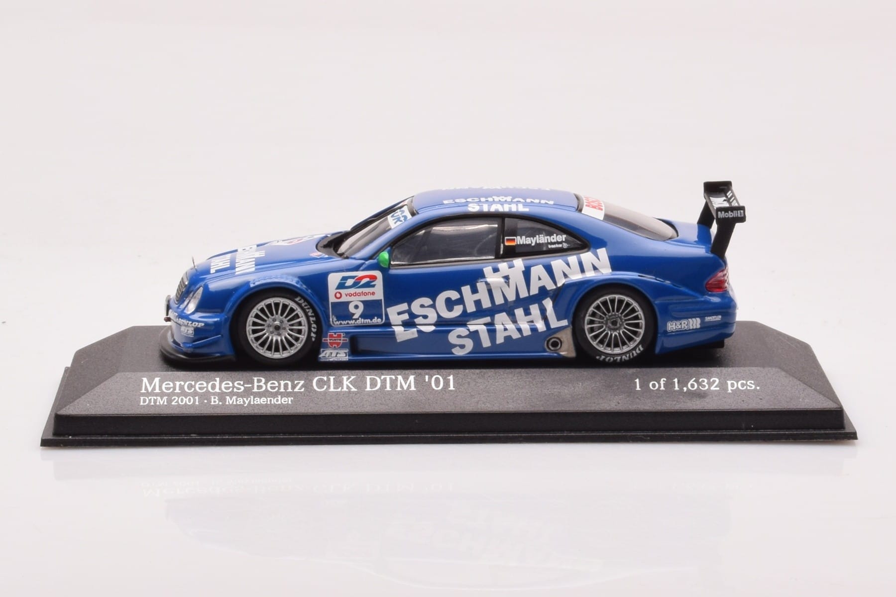 Mercedes CLK DTM Team Manthey #9 B. Maylander DTM 2001 Minichamps 1:43 400013109 Kov