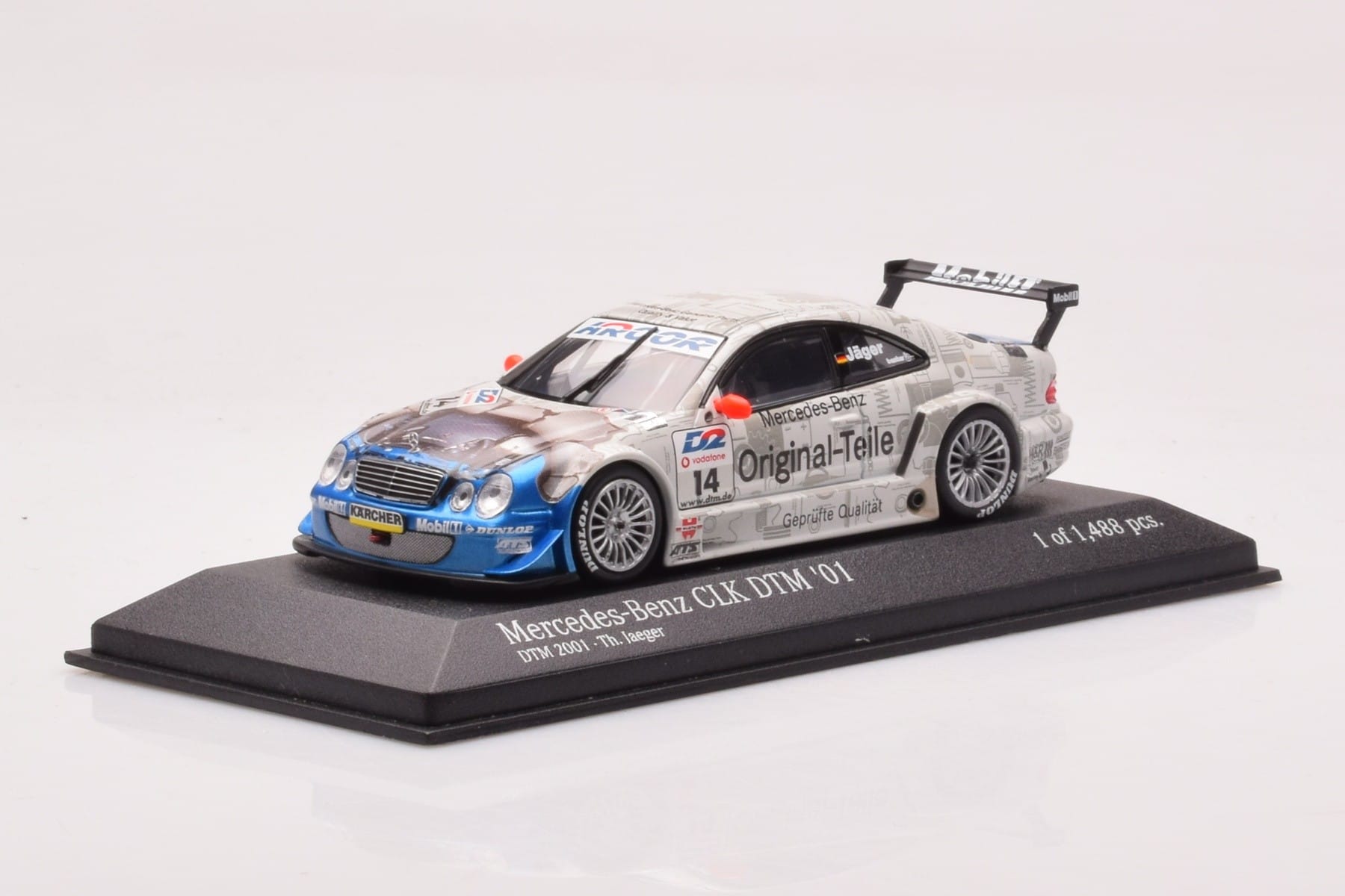 Mercedes CLK DTM Team Persson #14 Jaeger DTM 2001 Minichamps 1:43 400013714 Kov – obrázok 2 z 4
