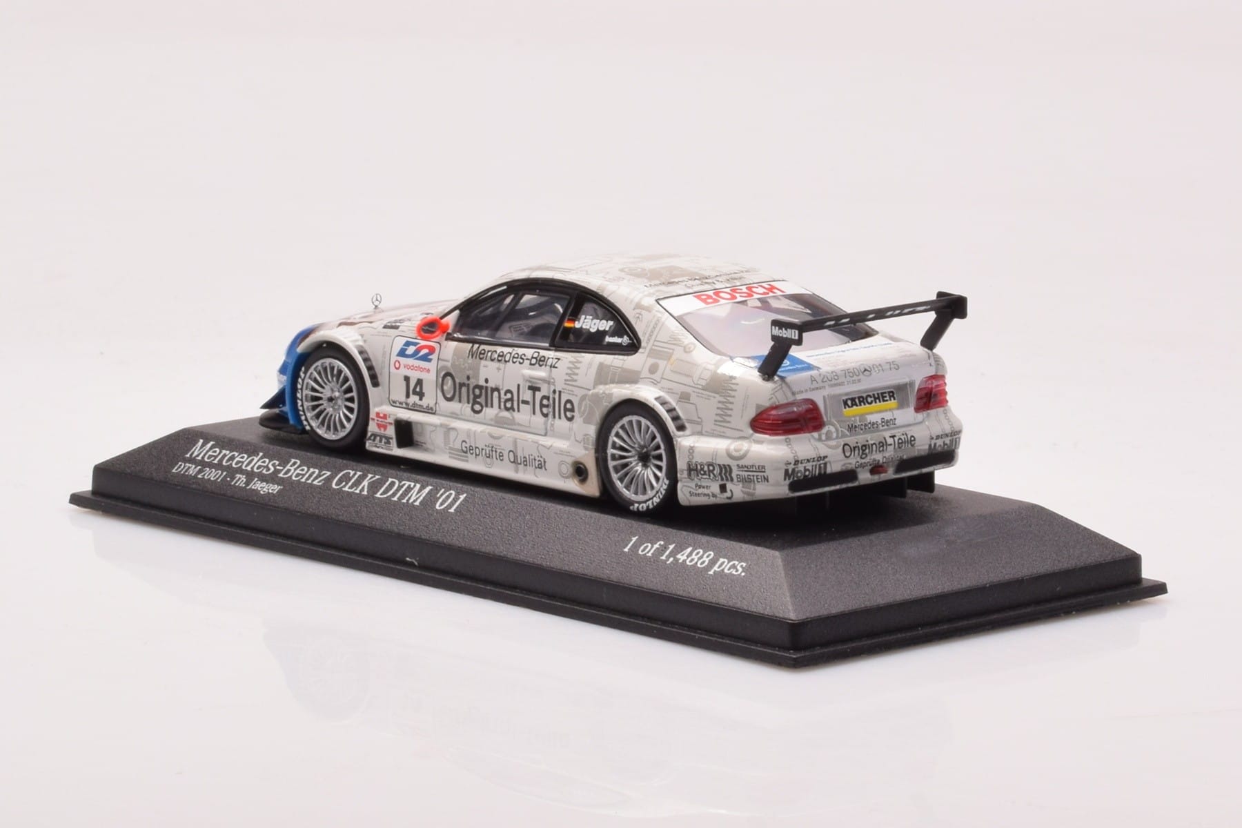 Mercedes CLK DTM Team Persson #14 Jaeger DTM 2001 Minichamps 1:43 400013714 Kov – obrázok 3 z 4