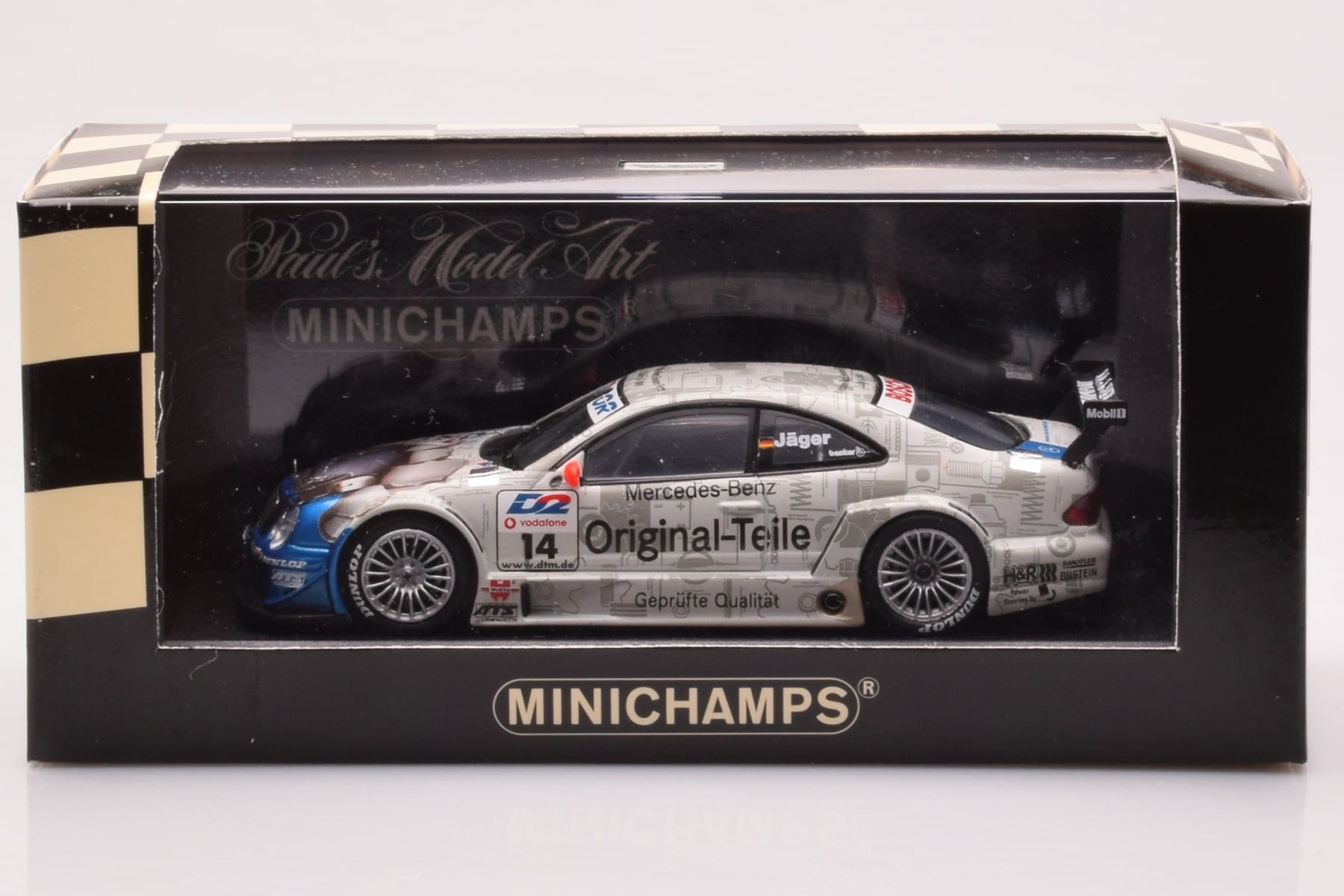 Mercedes CLK DTM Team Persson #14 Jaeger DTM 2001 Minichamps 1:43 400013714 Kov – obrázok 4 z 4