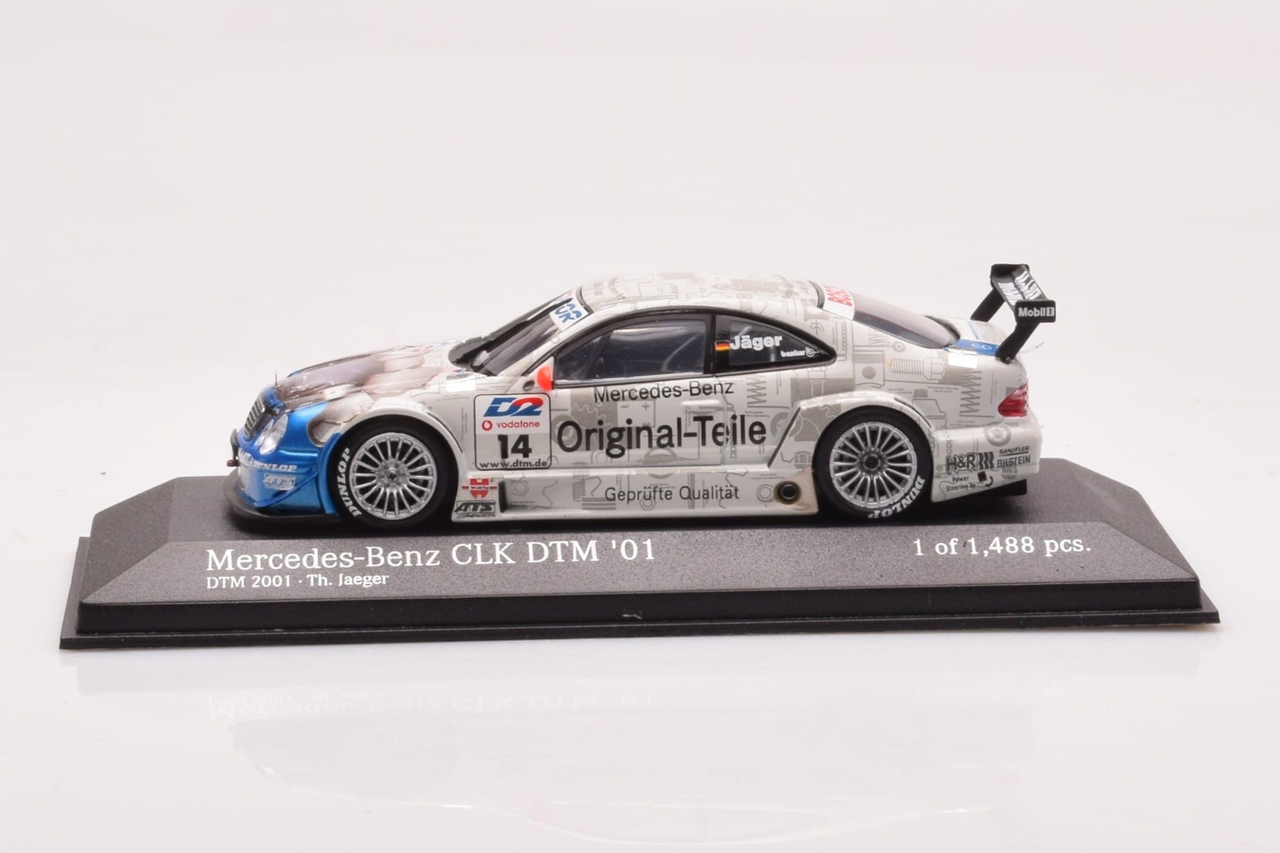 Mercedes CLK DTM Team Persson #14 Jaeger DTM 2001 Minichamps 1:43 400013714 Kov