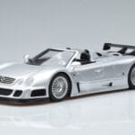 Mercedes CLK GTR Roadster Strieborný GT Spirit 1:18 GT155 Živica