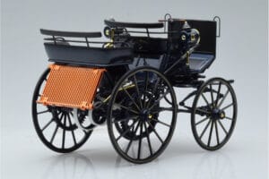 Mercedes Daimler Motorkutsche Tmavomodrá Norev 1:18 183700 Kov – obrázok 2 z 6
