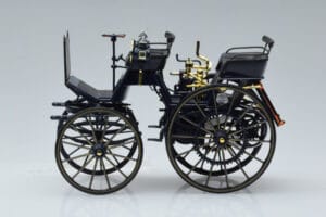 Mercedes Daimler Motorkutsche Tmavomodrá Norev 1:18 183700 Kov – obrázok 3 z 6