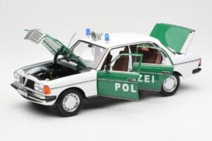 Mercedes E-Class W123 Polizei Norev 1:18 B66040676 Kov – obrázok 2 z 8