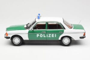 Mercedes E-Class W123 Polizei Norev 1:18 B66040676 Kov – obrázok 4 z 8