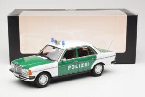 Mercedes E-Class W123 Polizei Norev 1:18 B66040676 Kov – obrázok 8 z 8
