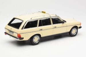 Mercedes 230T W123 T-Model Taxi Norev 1:18 183731 Kov – obrázok 3 z 8
