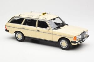 Mercedes 230T W123 T-Model Taxi Norev 1:18 183731 Kov – obrázok 6 z 8