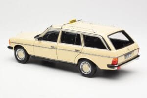 Mercedes 230T W123 T-Model Taxi Norev 1:18 183731 Kov – obrázok 7 z 8