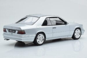 Mercedes E36 AMG C124 Coupe Strieborný Otto 1:18 OT731 Živica – obrázok 2 z 6